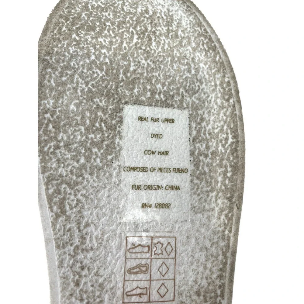 Dolce Vita Zaga Calf Hair Leopard Printed Iridescent Sneakers $127 US Size US 9